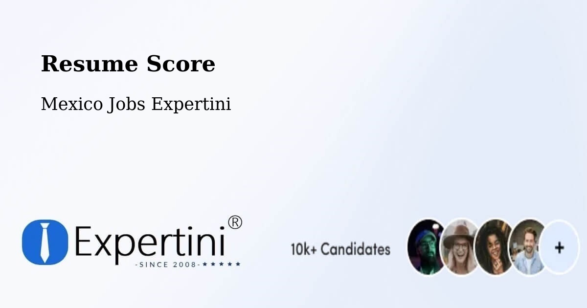 Resume Score & Job Description Match Tool – Uci - Mexico Jobs Expertini